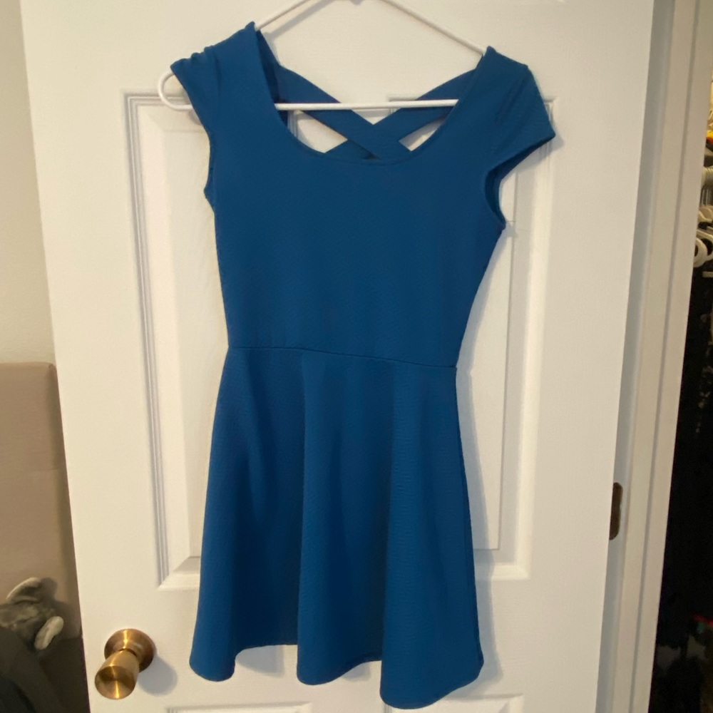 Never worn! Blue dress